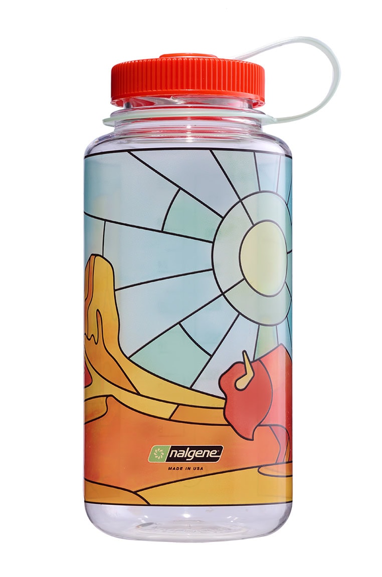 32oz Wide Mouth Stained Glass Print Bottles - Essential Offering P2